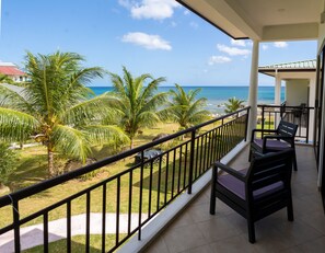 Superior Apartment, Sea View | Terrace/patio - Beach Cottages  (Mahé Island)