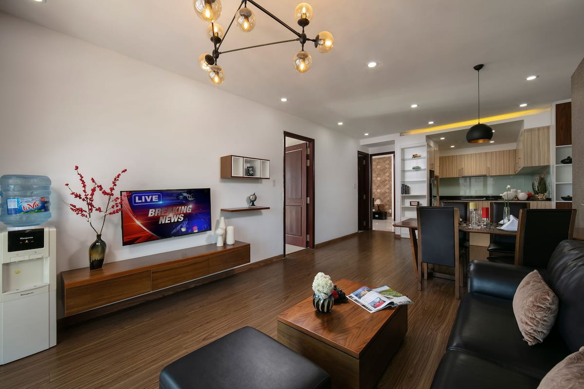 43-inch LCD TV with cable channels, TV