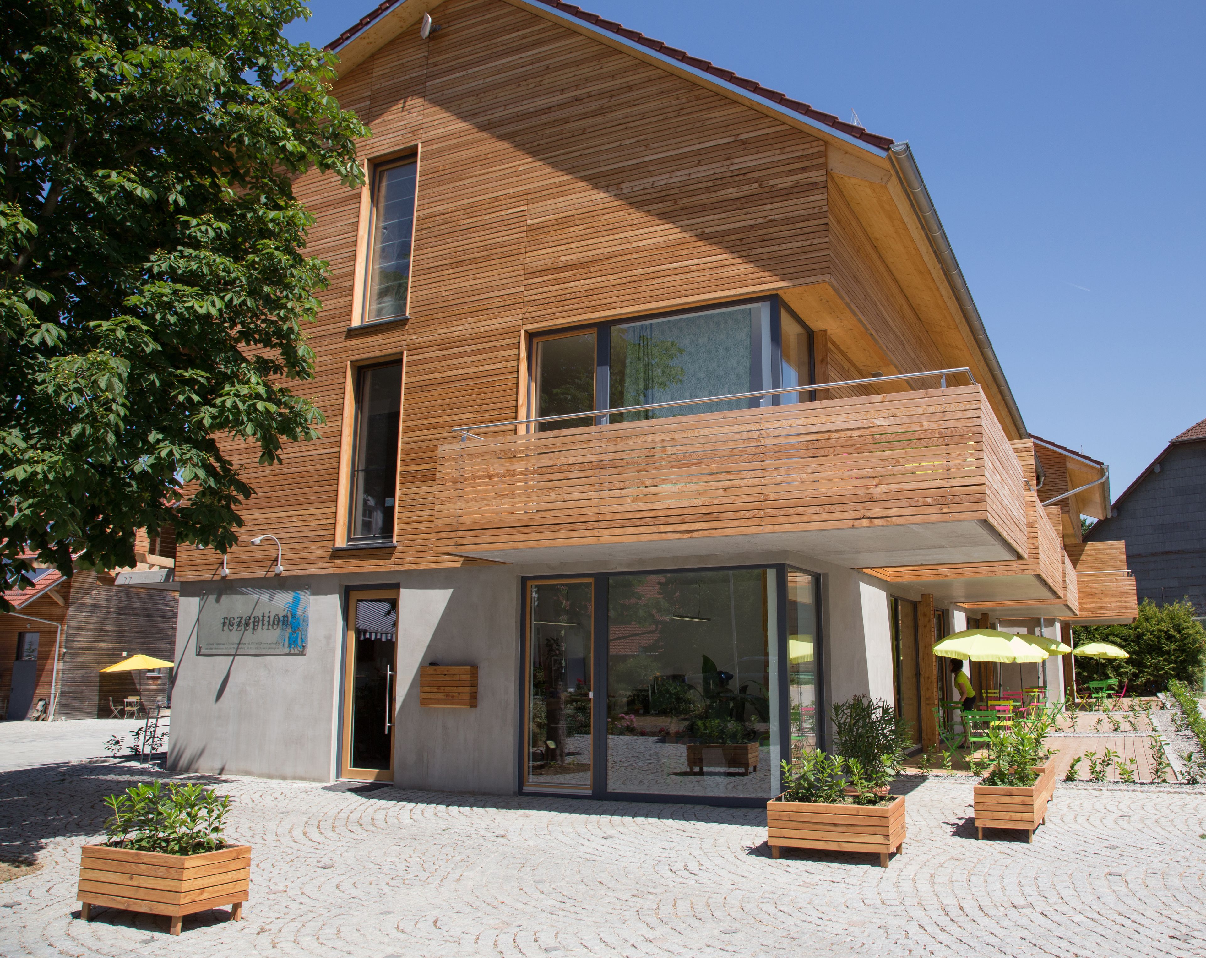 Fassade der Unterkunft