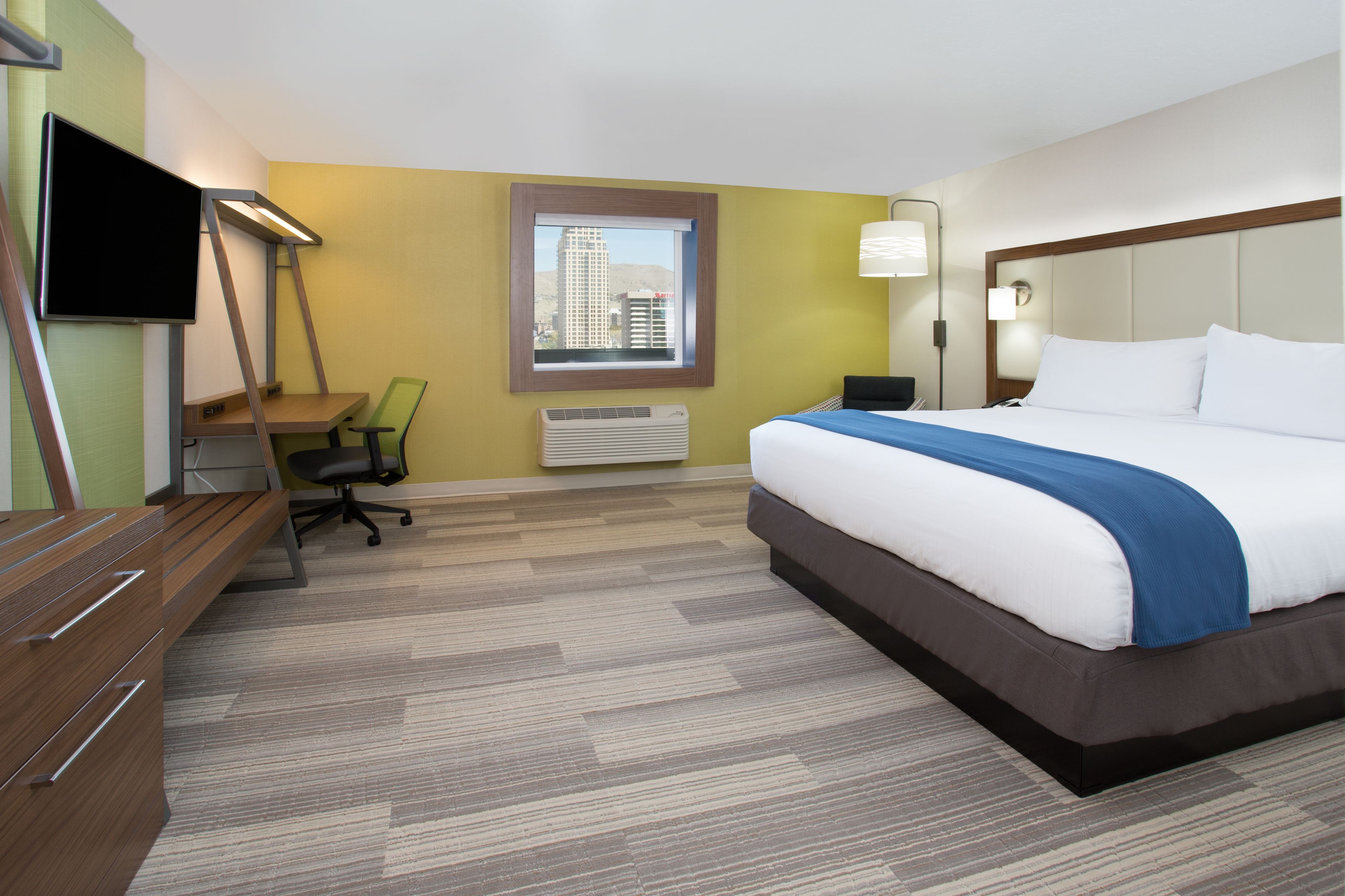 In-room safe, desk, blackout curtains, iron/ironing board