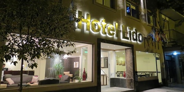 Front of property – evening/night