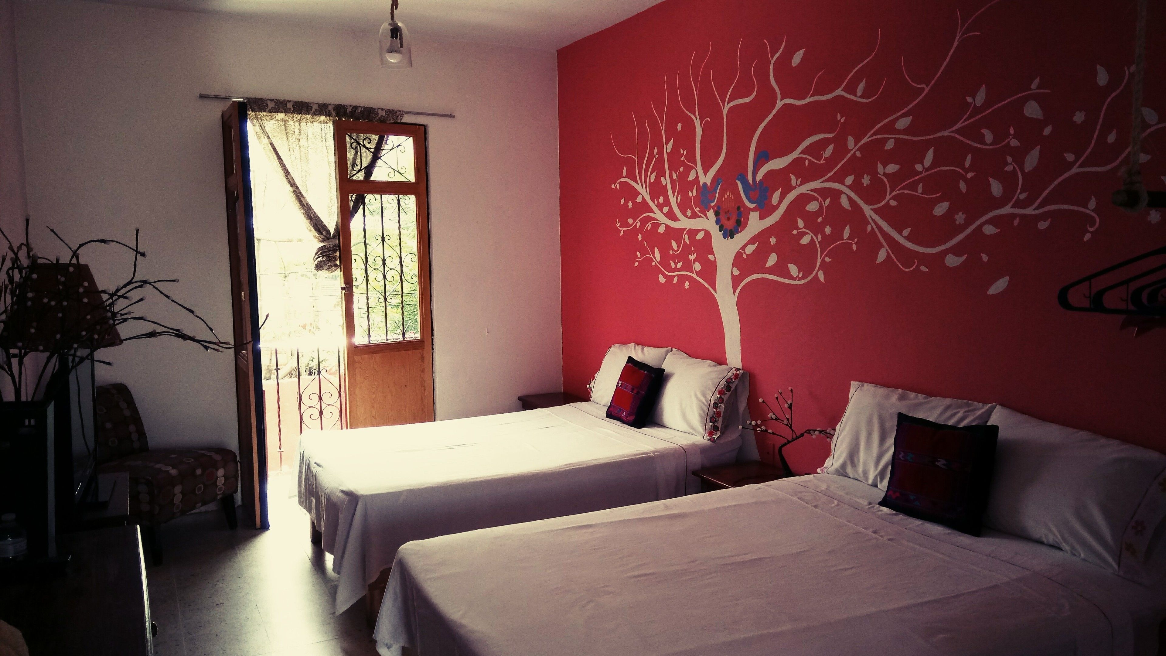 Individually decorated, individually furnished, iron/ironing board