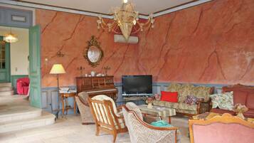 TV, fireplace, DVD player, ping pong