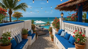 4 piscinas al aire libre, sombrillas, sillones reclinables de piscina