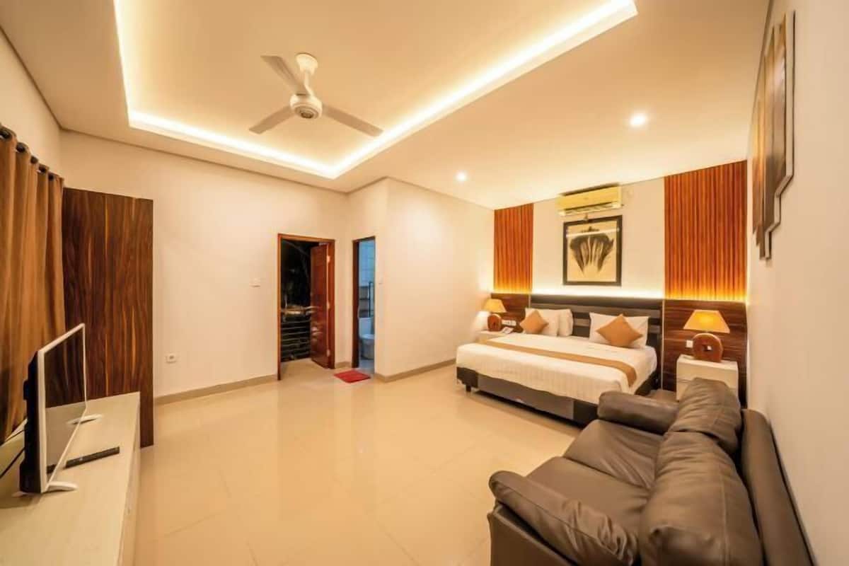 1 camera, biancheria da letto di alta qualità, tende oscuranti