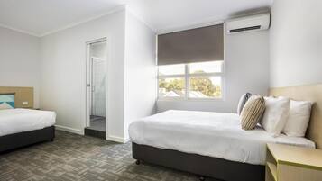 Desk, iron/ironing board, free cots/infant beds, free WiFi