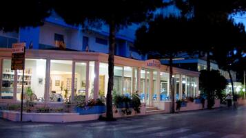 Front of property – evening/night