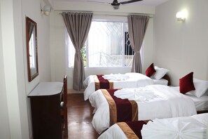 Economy Triple Room, 3 Bedrooms, Private Bathroom | In-room safe, desk, laptop workspace, free WiFi - Om Tara Guest House (Kathmandu)