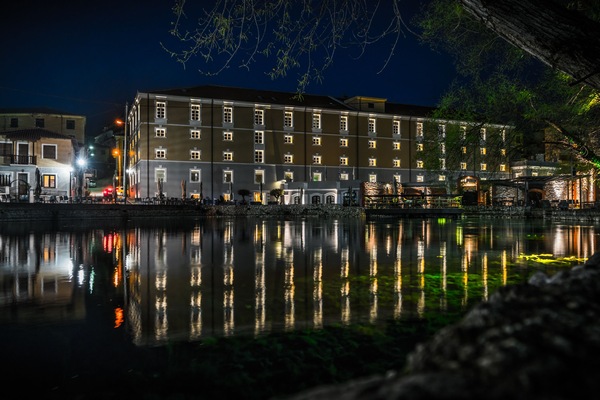 Front of property – evening/night