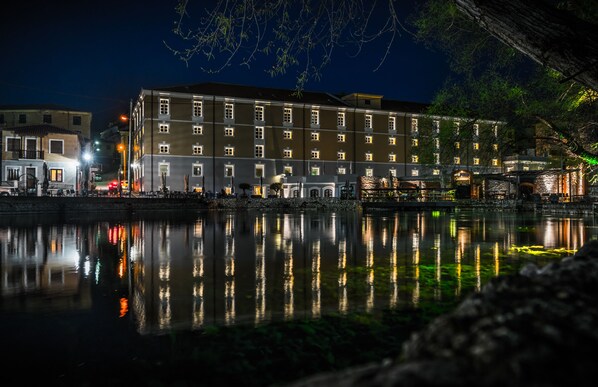 Front of property - evening/night