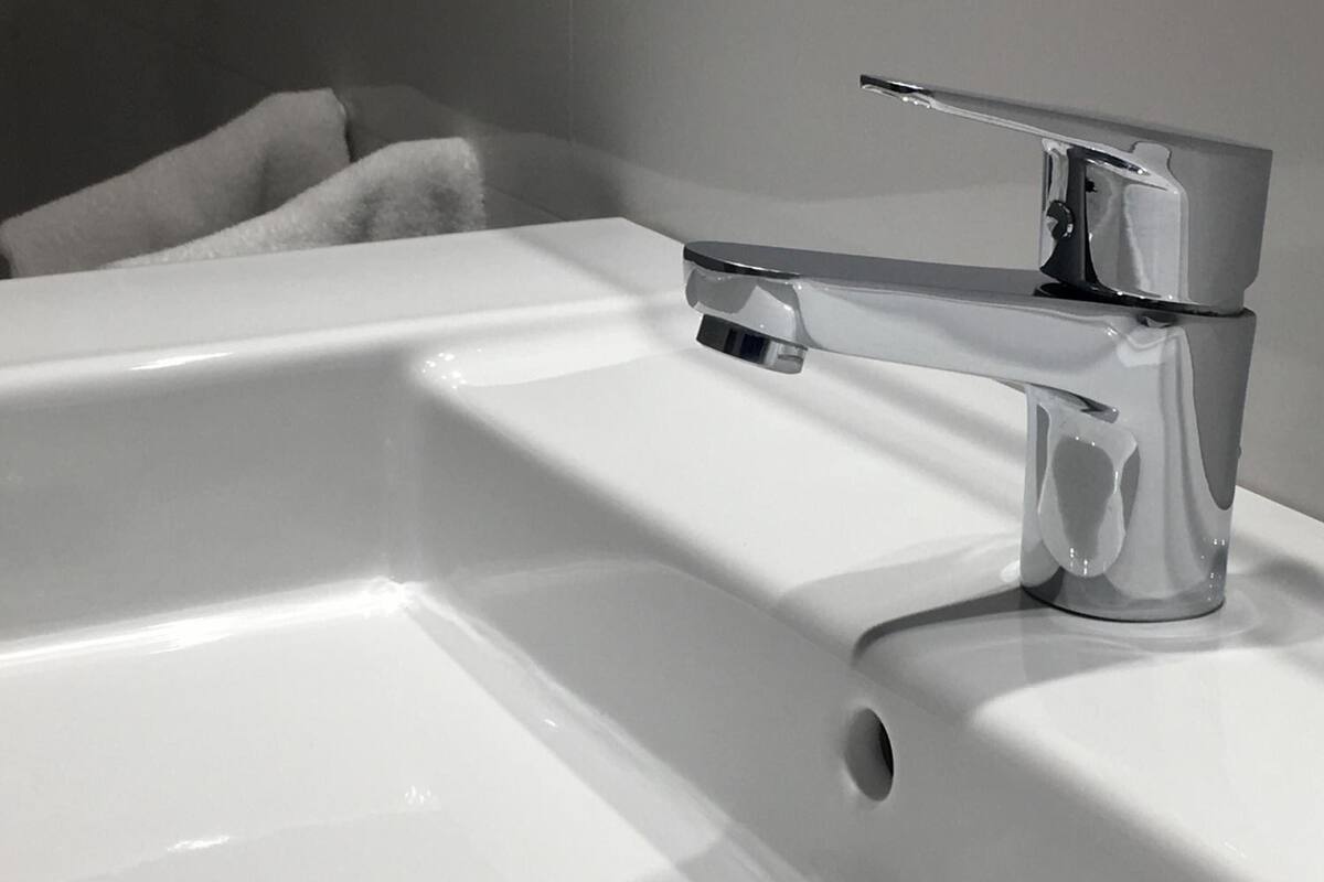 free toiletries, hair dryer, towels
