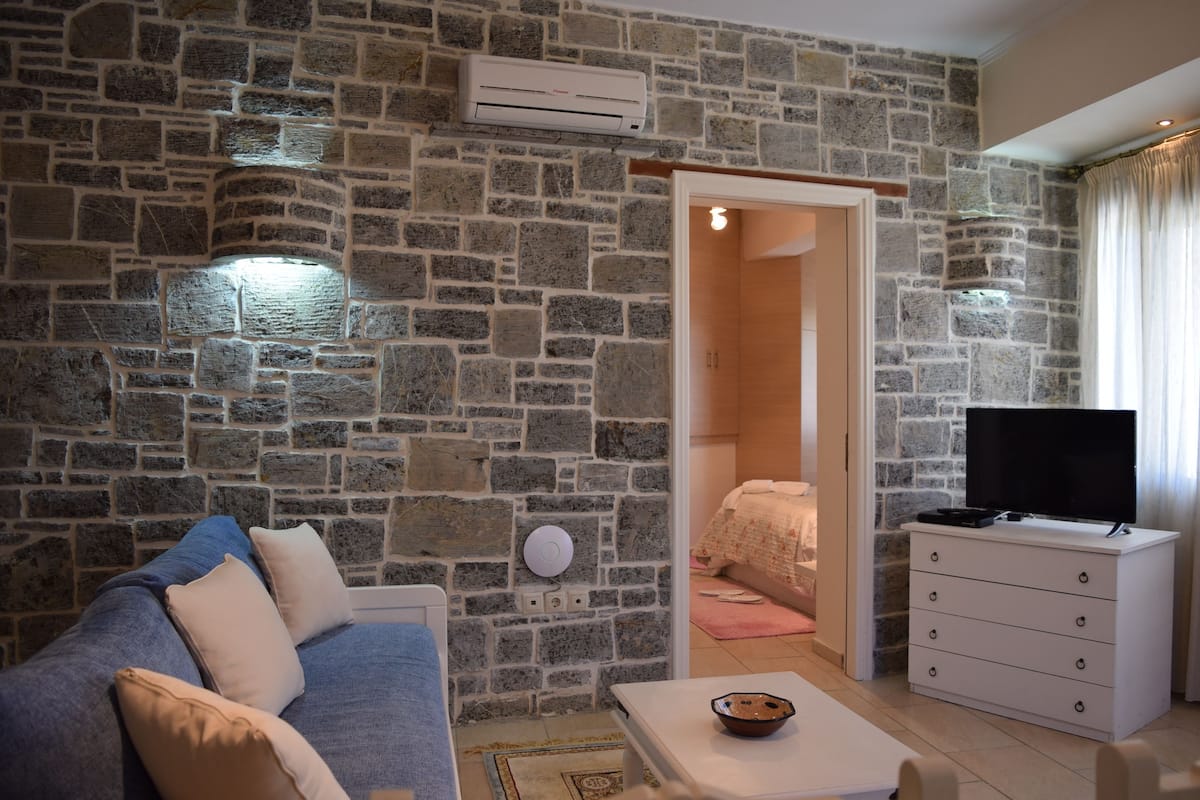 Casa Gallery, 1 habitación, vista al jardín | Ropa de cama de alta calidad y escritorio
