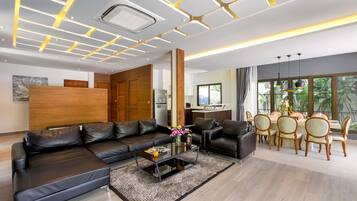 Villa Dokkaew - 4 Bedrooms Private Pool Villa | Private kitchen | Full-sized fridge, microwave, oven, stovetop