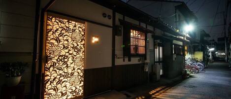 Front of property - evening/night