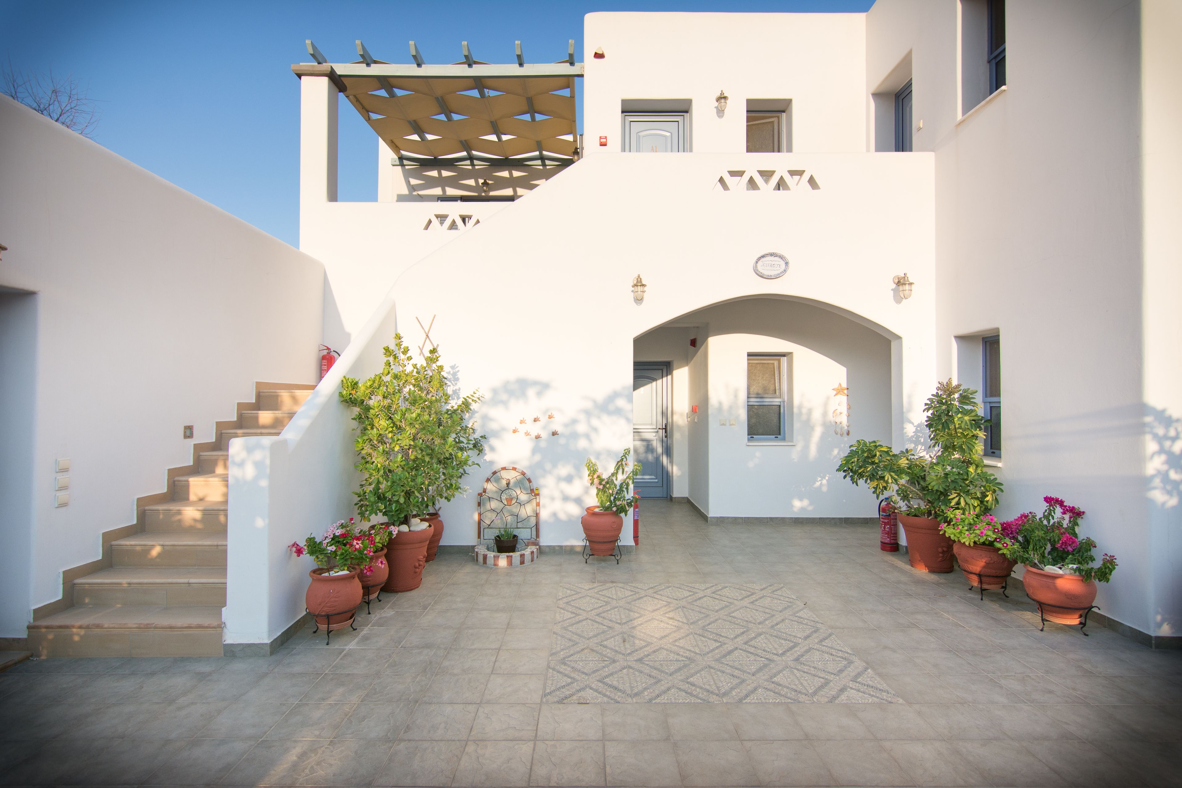 Voorkant van accommodatie