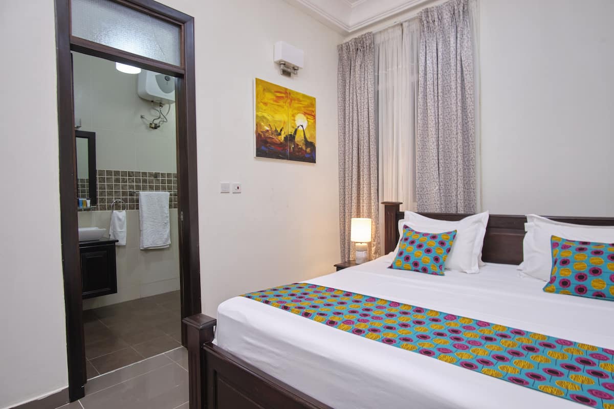 Monolocale Executive | Biancheria da letto di alta qualità, minibar, una cassaforte in camera