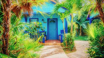 Bungalow double vue sur jardin - Lits simples | 1 Schlafzimmer, Zimmersafe, individuell dekoriert