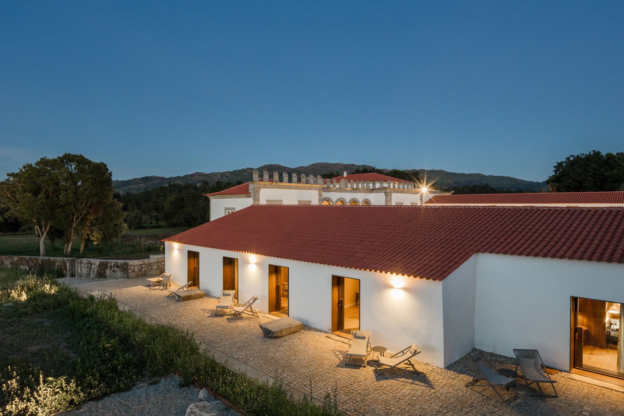 front of property – evening/night