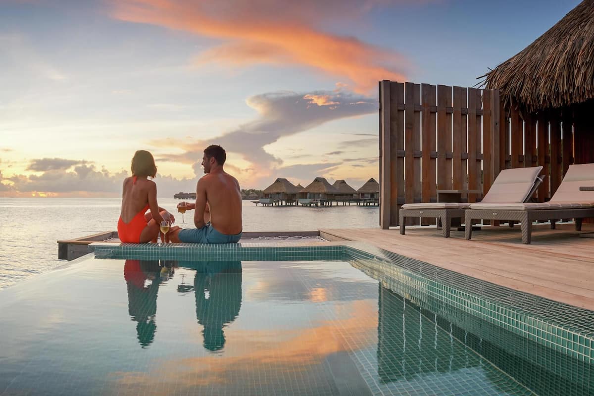 Sunset Overwater Pool Villa