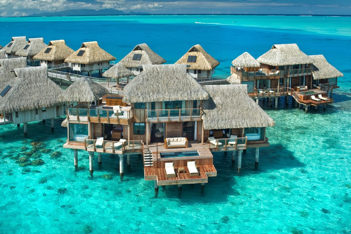 presidential overwater villa | view from room
