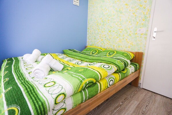 Double Room with Shared Bathroom | Premium bedding, minibar, in-room safe, iron/ironing board