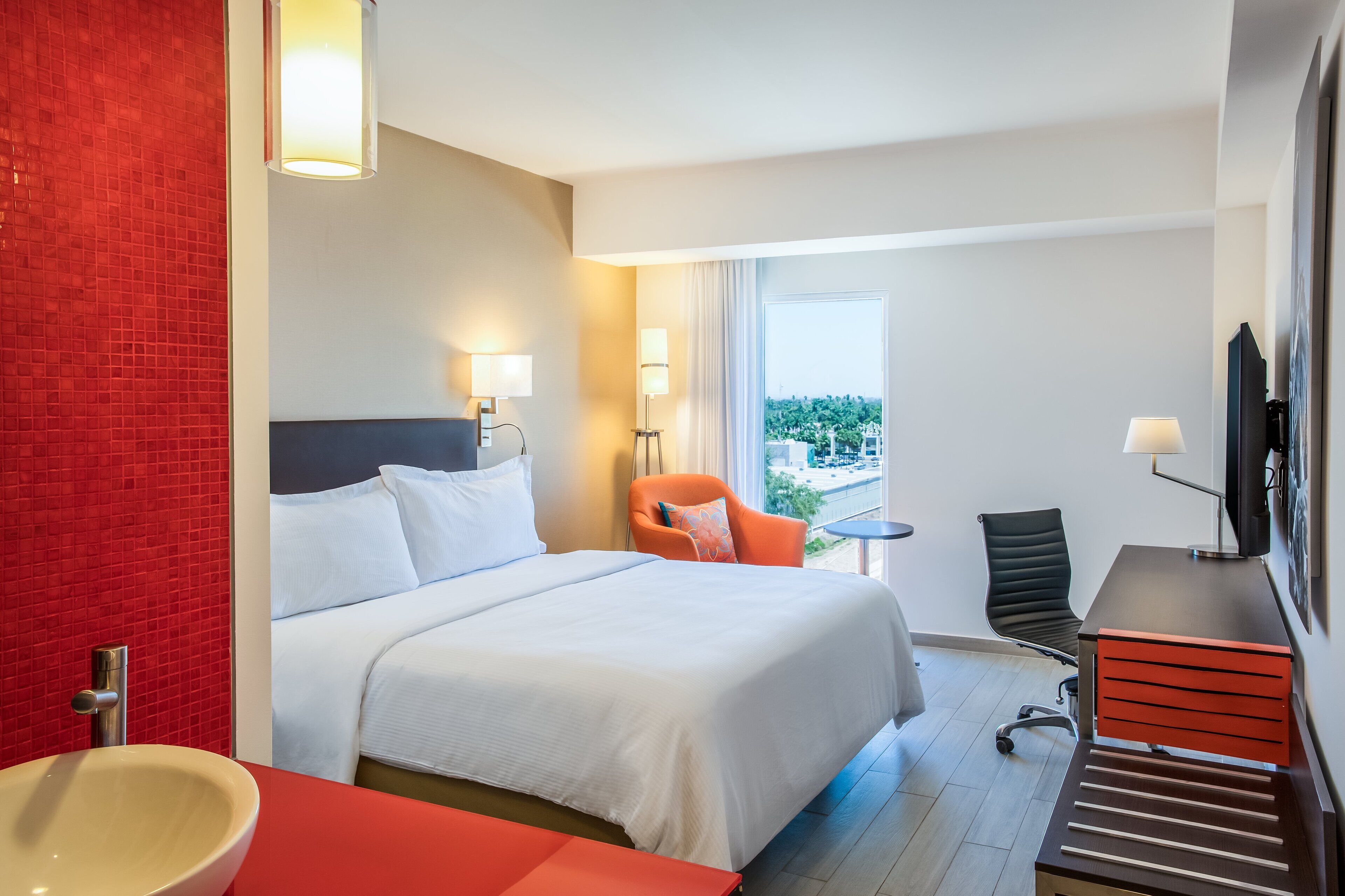 in-room safe, desk, blackout curtains, iron/ironing board