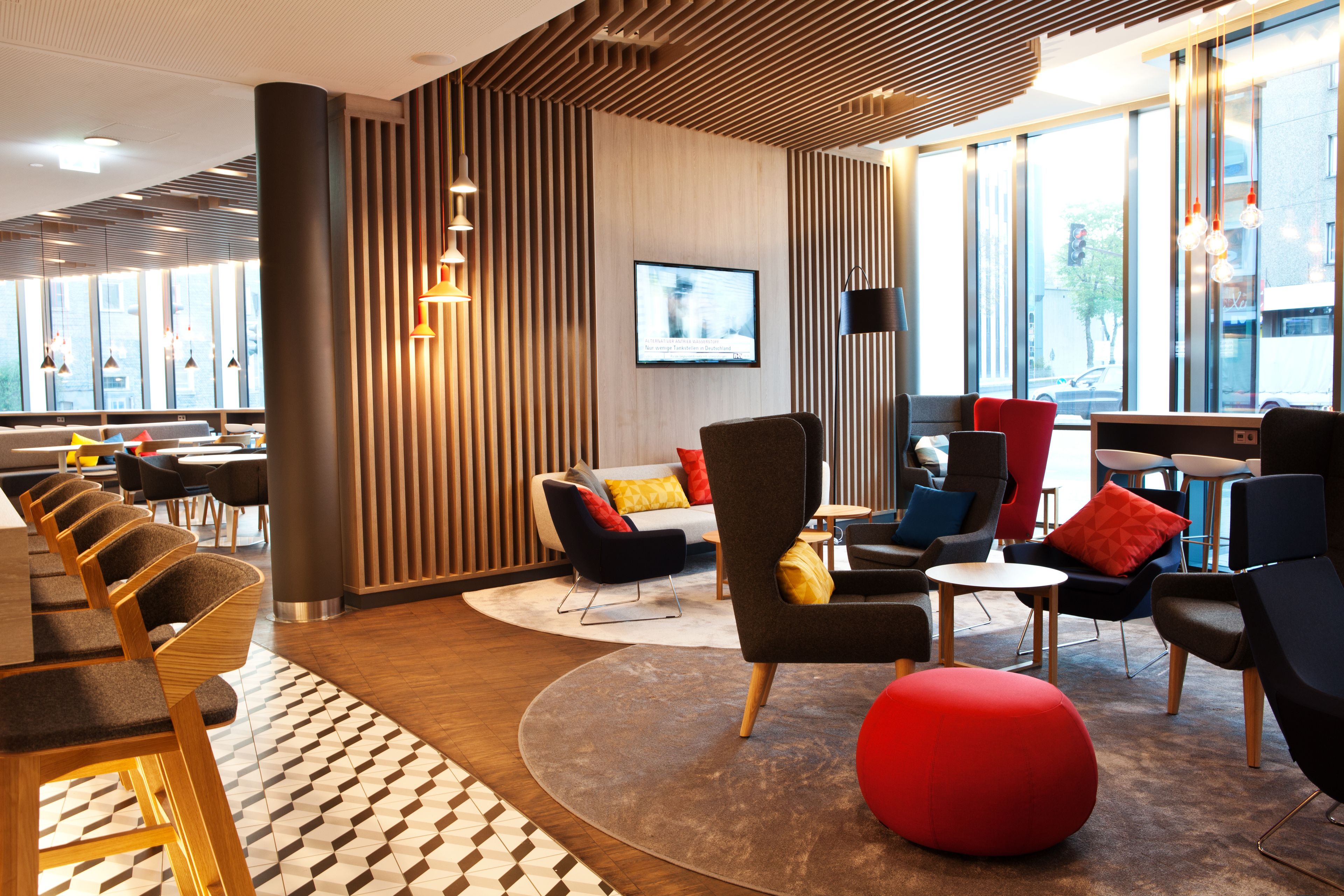 Sala de estar en el lobby