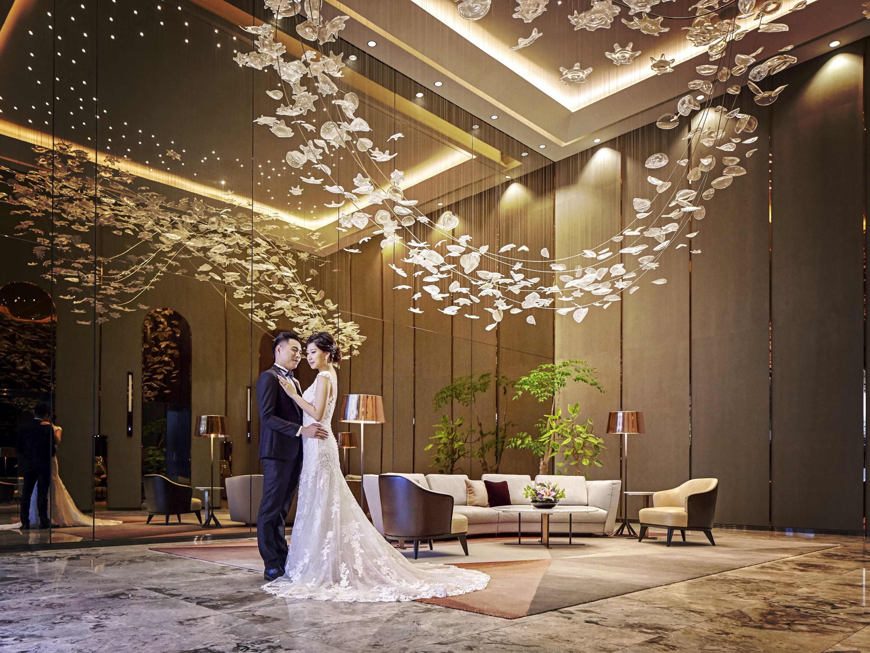 Khu tổ chức tiệc cưới trong nhà