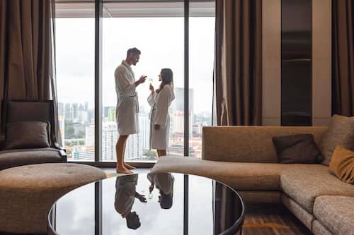 Premium bedding, down duvets, minibar, in-room safe
