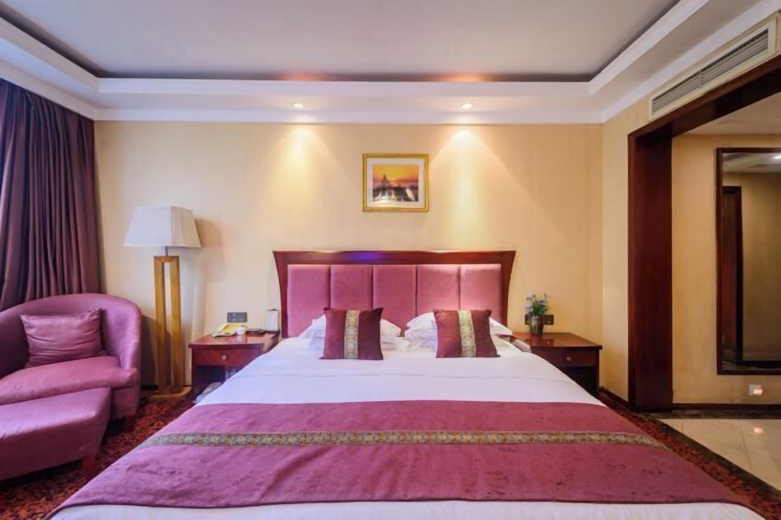 Minibar, in-room safe, desk, blackout curtains