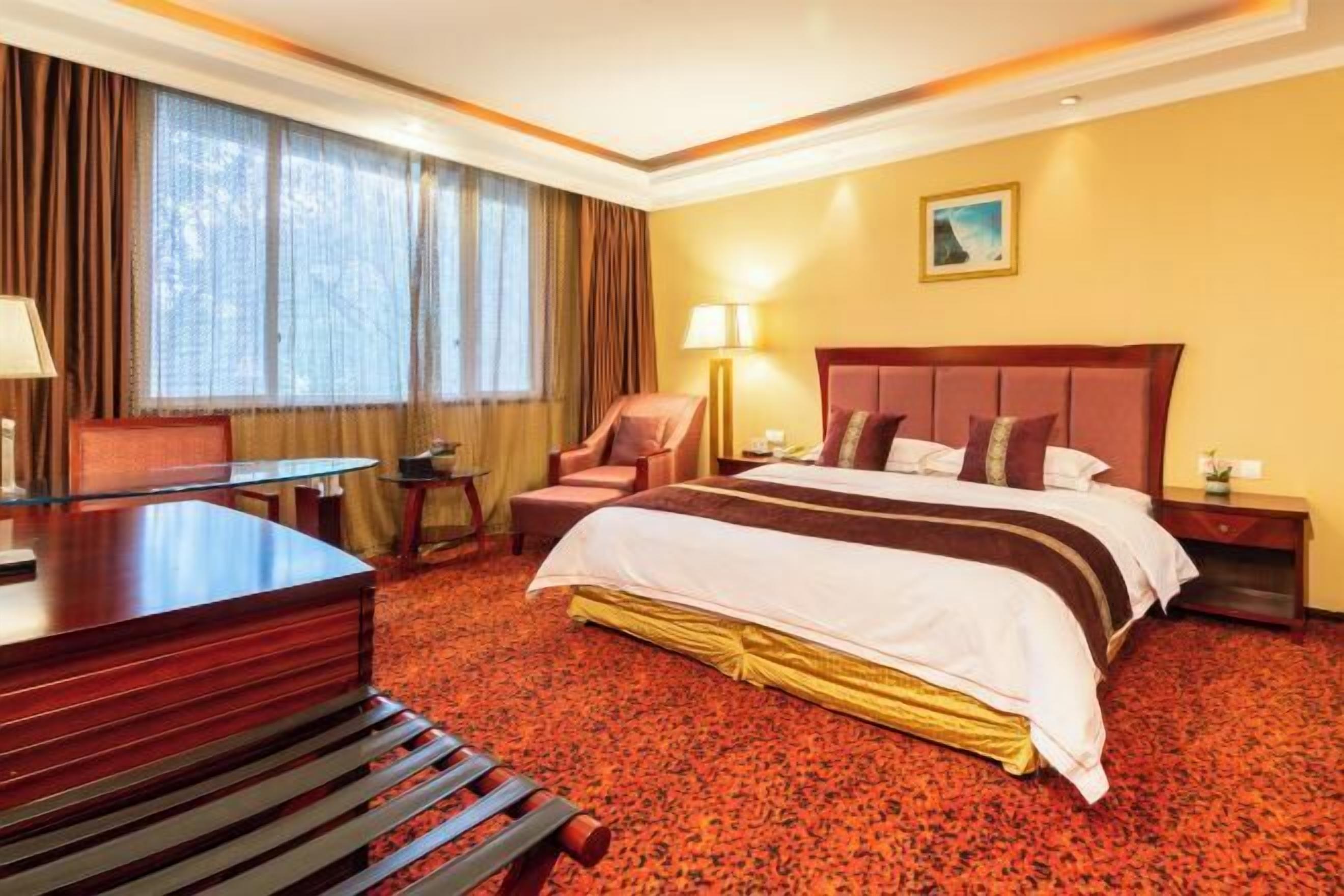 Minibar, in-room safe, desk, blackout curtains