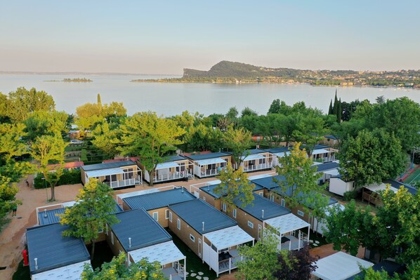 Aerial view - Camping Europa Silvella (Manerba del Garda)