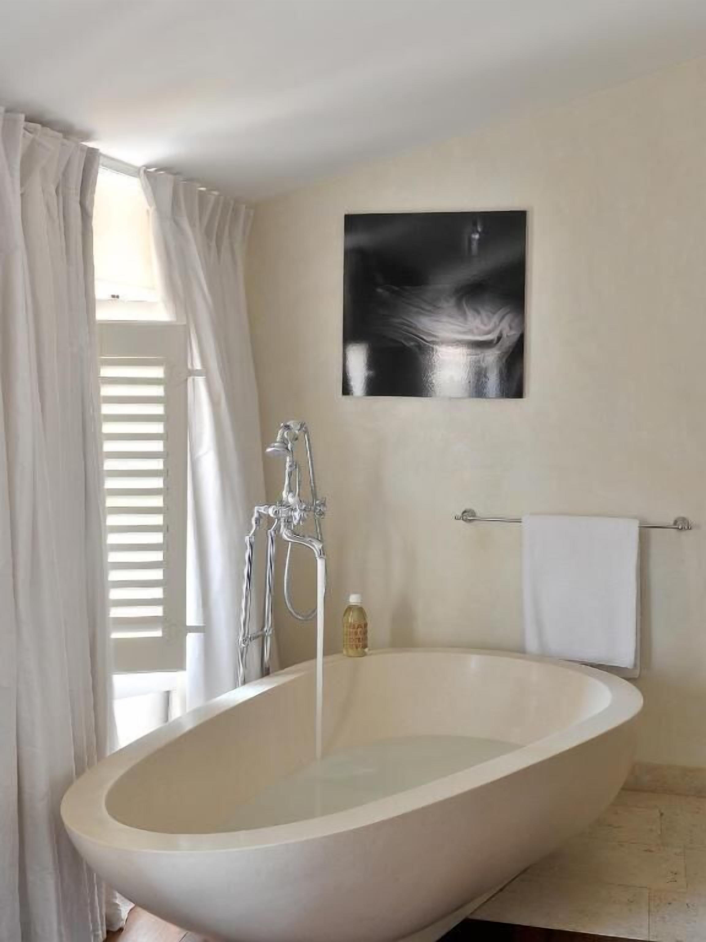 shower, free toiletries, hair dryer, bathrobes