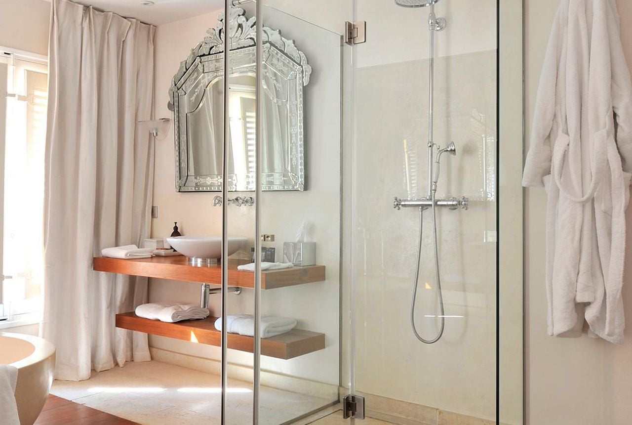 premium double room | bathroom shower