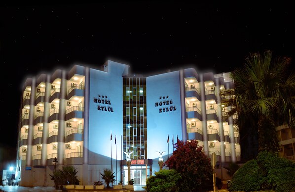 Front of property - evening/night
