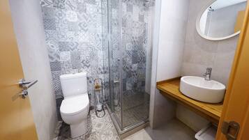 Een douche, een haardroger