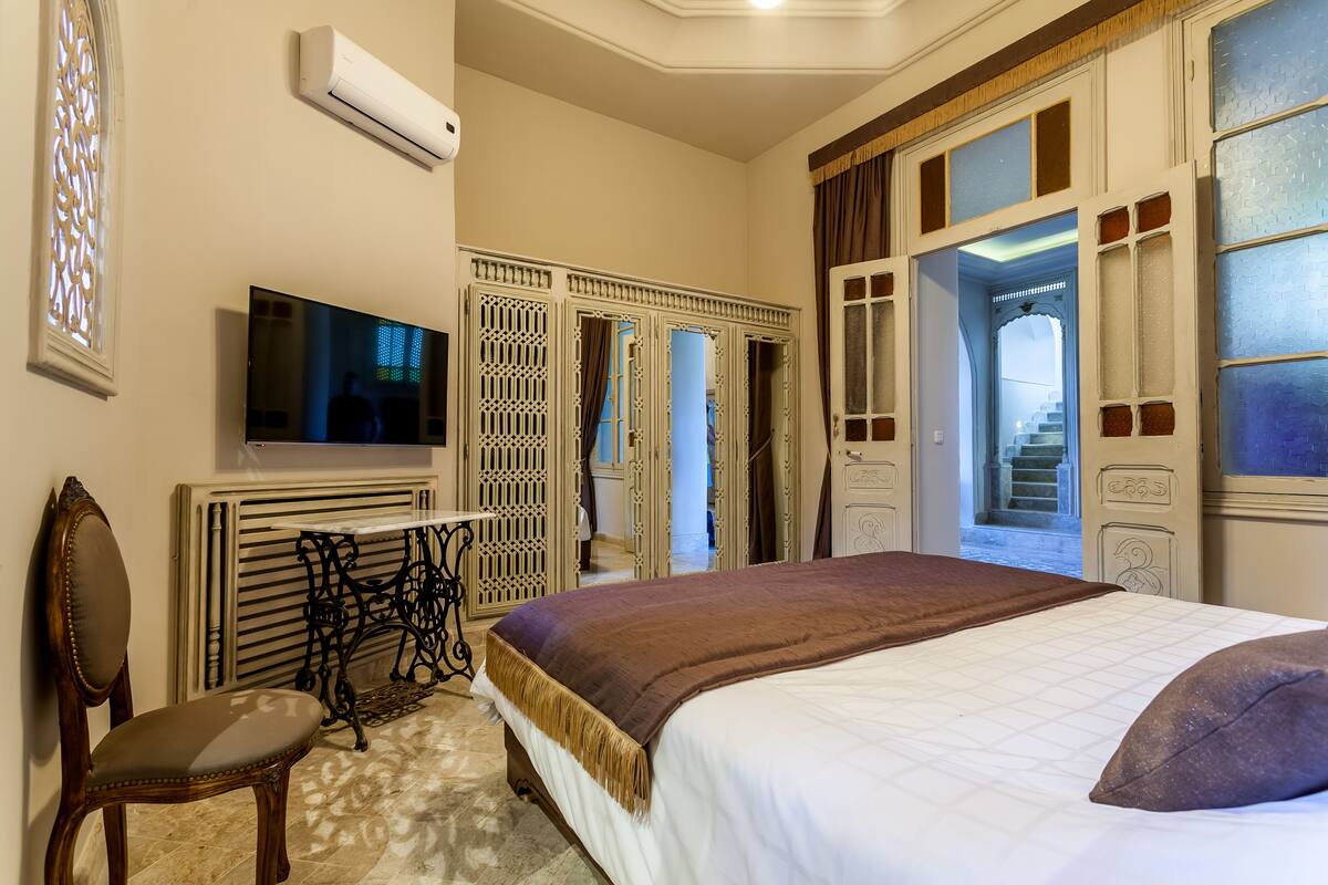 Habitación doble (Tanit) | Ropa de cama de alta calidad, colchones Select Comfort, minibar