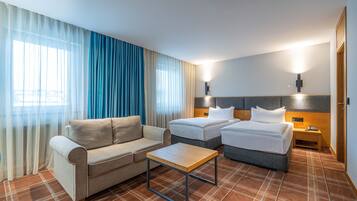 Superior Double Room | In-room safe, desk, laptop workspace, blackout curtains