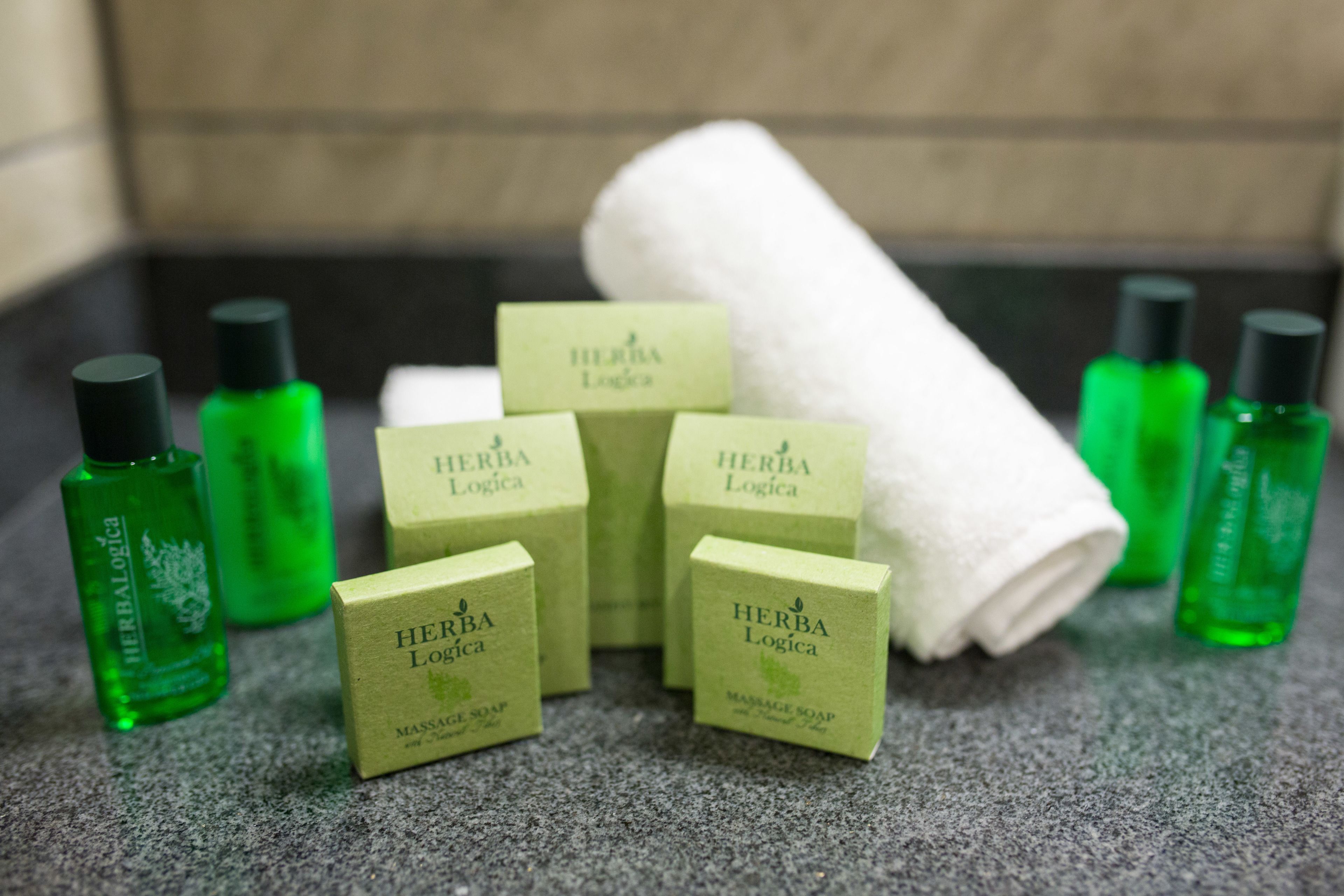 shower, free toiletries, hair dryer, bathrobes