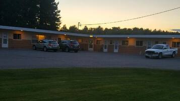 Front of property – evening/night