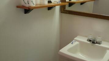 Standard Room, 2 Double Beds, Non Smoking | Bathroom sink
