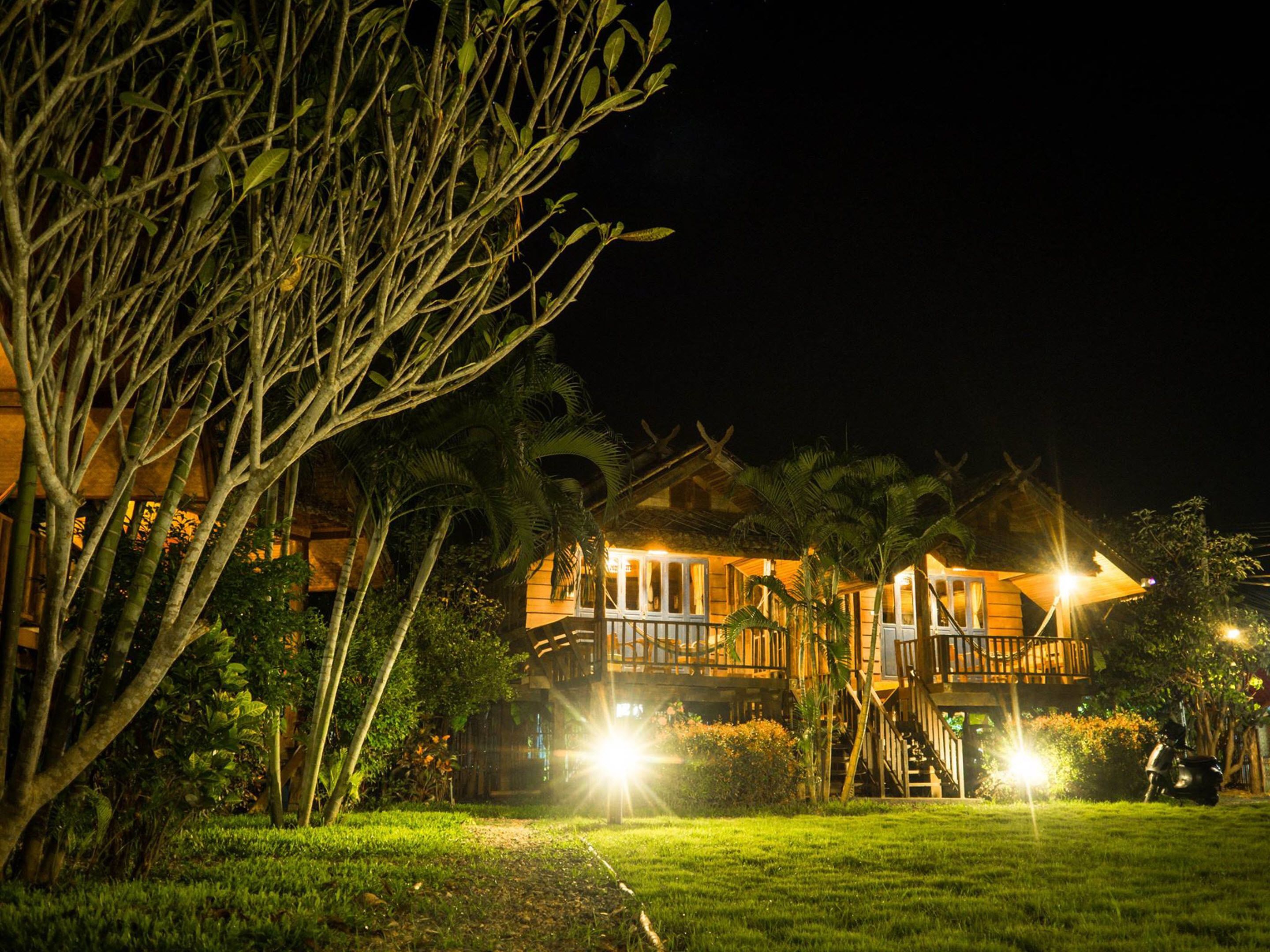 front of property – evening/night