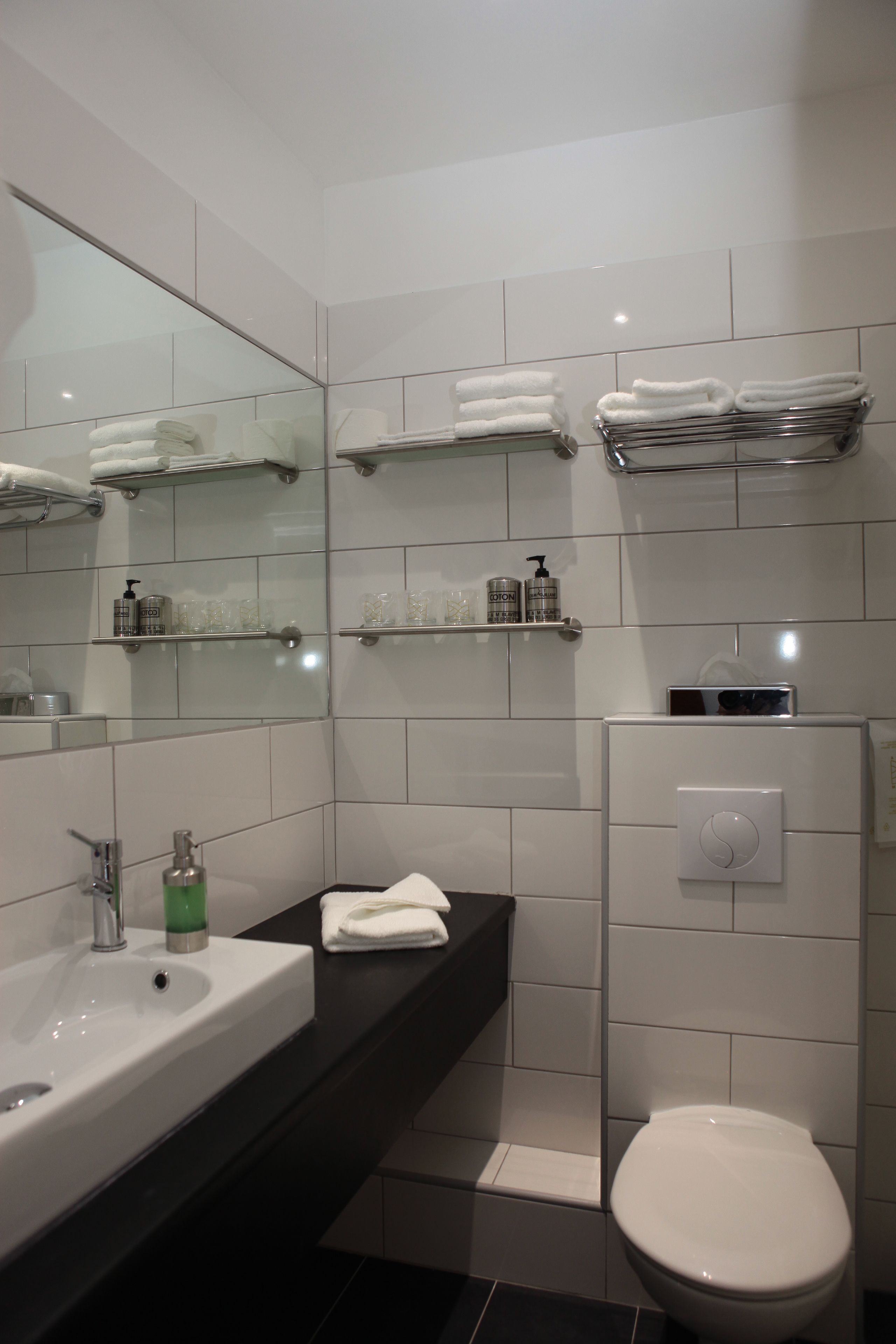 superior triple room | bathroom | shower, free toiletries, hair dryer, towels