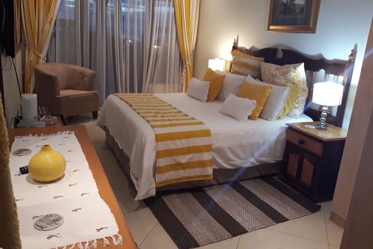 Chambre Double Deluxe, 1 grand lit, salle de bains commune, vue océan