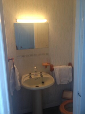 Regadera, amenidades de baño gratuitas, secadora de cabello, toallas 