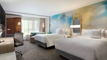 Ropa de cama de alta calidad y escritorio