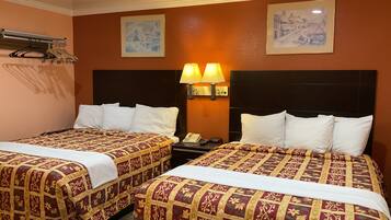 Standard Room, 2 Double Beds | 1 bedroom, desk, iron/ironing board, free WiFi