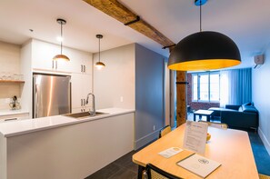 Private kitchen - Les Lofts St-Paul -  By Les Lofts Vieux-Quebec (Québec City)