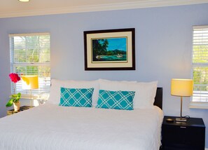 Deluxe Apartment, 2 Bedrooms, 2 Bathrooms | Individually furnished, blackout drapes, iron/ironing board, free WiFi