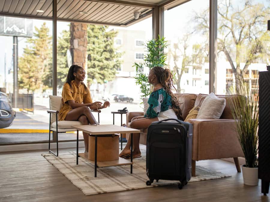 Lobby sitting area